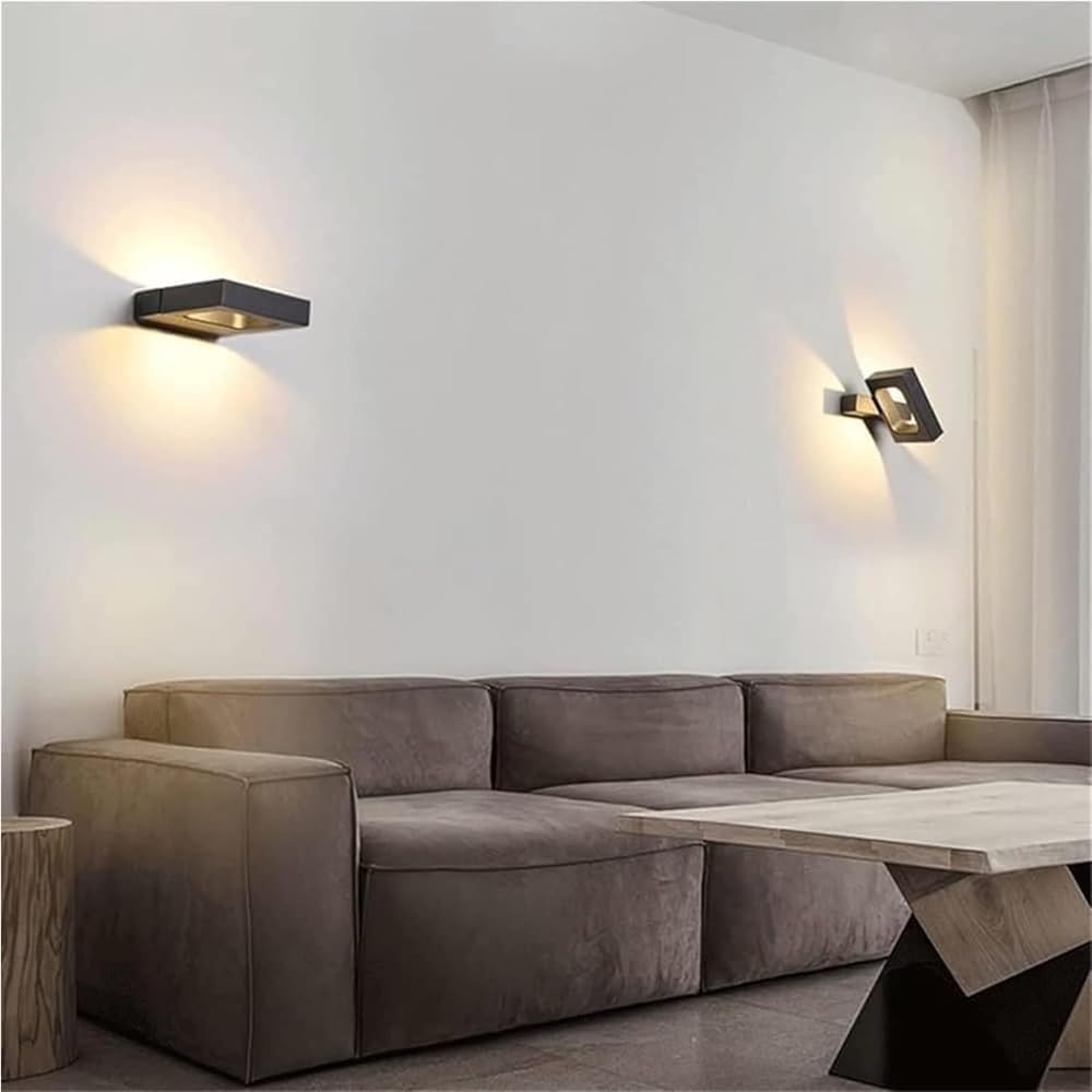 Angle Adjustable Wall Sconce Modern Bedside Reading Lamp Indoor Spotlight for Bedroom Living Room Headboard Lighting Modern Decor