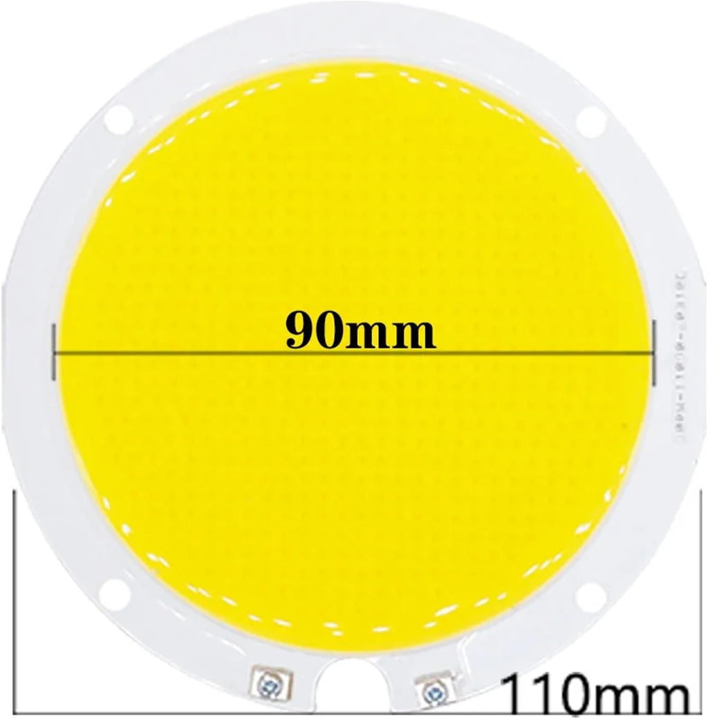 LED Chip 300W RA≥95 DC30-34V 9000mA Round COB Smart IC 110MM for Outdoor and Indoor Spotlight Plant Lighting DIY Special