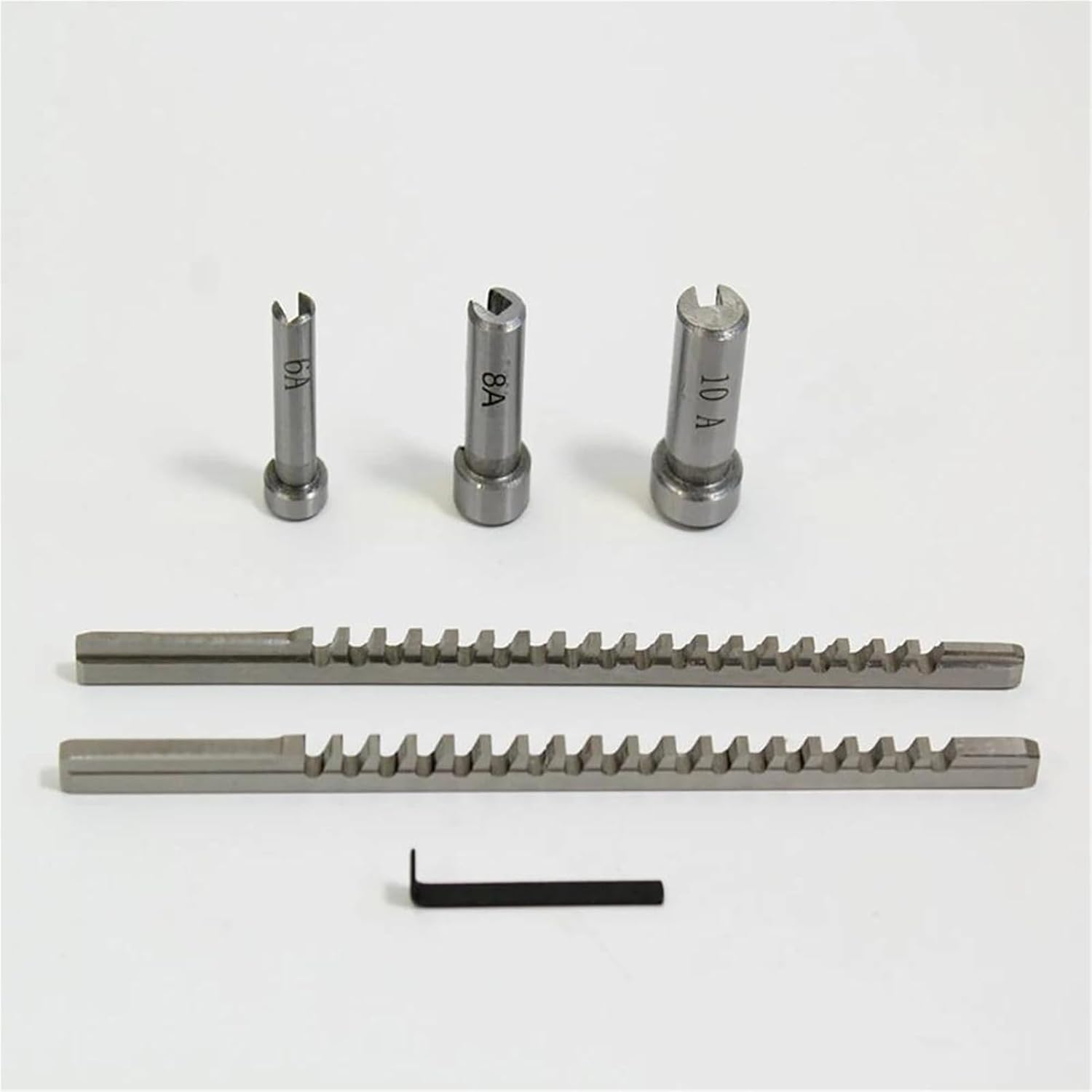 Keyway Cutting Tool HSS Keyway Broach Set 2mm 3mm Broaches 6/8/10 Collared Bushings With Shims CNC Cutting Tools for CNC Cutting Machine Too