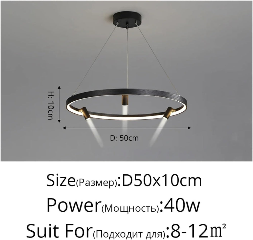 Remote Dimming LED Chandelier Lights Living Dining Room Pendant Bedroom Hall Lamps Spotlight Indoor Lighting,Chandelier Lamp