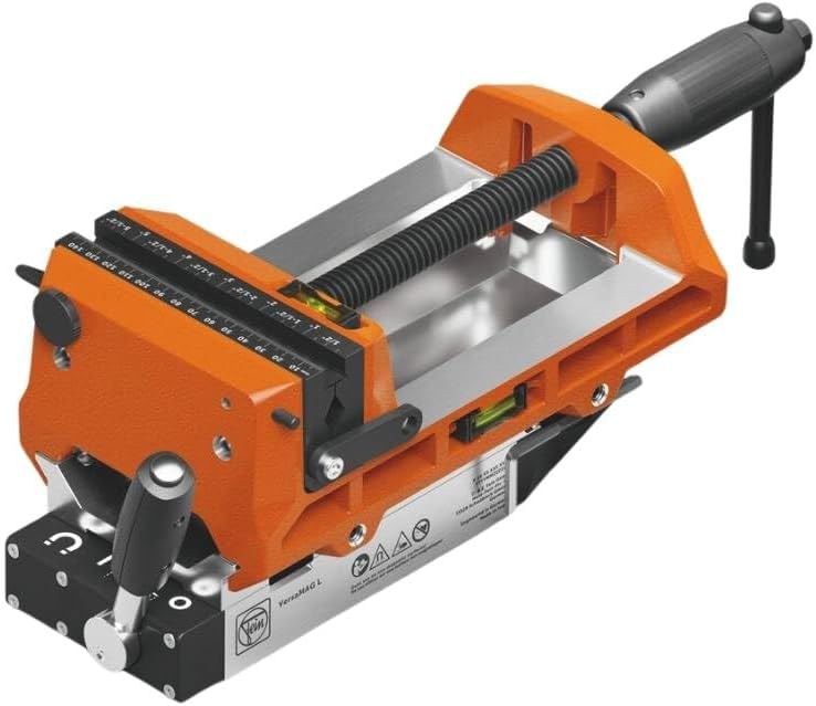 Fein VersaMAG Magnetic Vice 160 L Set | 2-3/8' Jaw Height, 6-1/4' Clamping Range, Easy Positioning, 99100001357