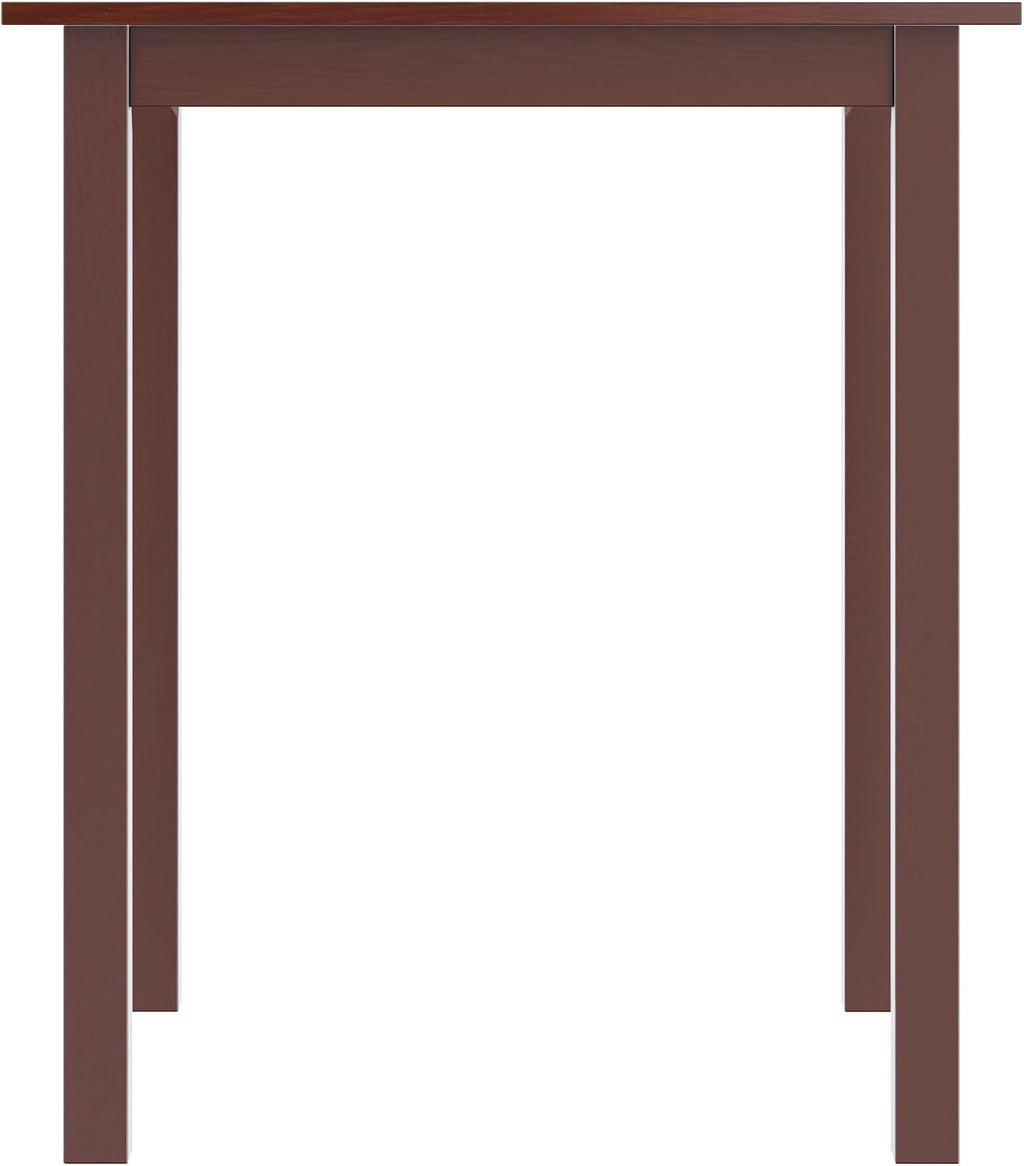 Winsome Parkland High Dining Table, 39' High, 34' Wide, Walnut