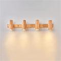 Rotatable Wooden Lamp Ceiling Spotlight, Indoor Wall Lights LED 3000K Warm White, Wall Lamps & Sconces for Bedroom, Farmhouse Lighting and Adjustable Home Spotlight Fixtures