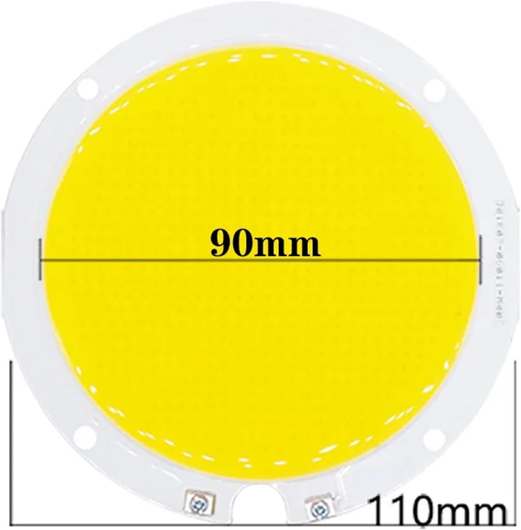 LED Chip 300W RA≥95 DC30-34V 9000mA Round COB Smart IC 110MM for Outdoor and Indoor Spotlight Plant Lighting DIY Special