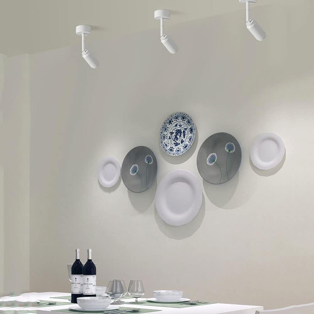 Adjustable LED Ceiling Spotlight - Indoor Mounted Accent Light for Living Room, Gallery, and Corridor