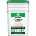 Valley Food Storage Fettuccine Alfredo | 10-Bag Bucket, 50 Servings | Premium Emergency Food Supply, 25 Year Shelf Life | Survival Meal Kits, Prepper Food, Camping & Long Term Food Storage | Packaged in USA