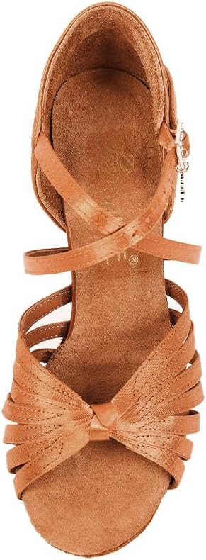 Women's Latin Dance Shoes Ballroom Dancing Sandals with High Heel Salsa Jazz Professional Performance Dance Footwear #2398