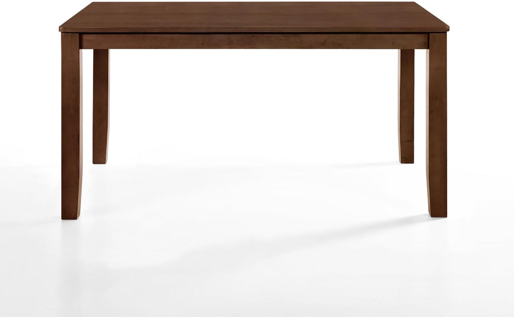 New Classic Furniture Pascal 59 in. Rectangle Wood Dining Table, Walnut