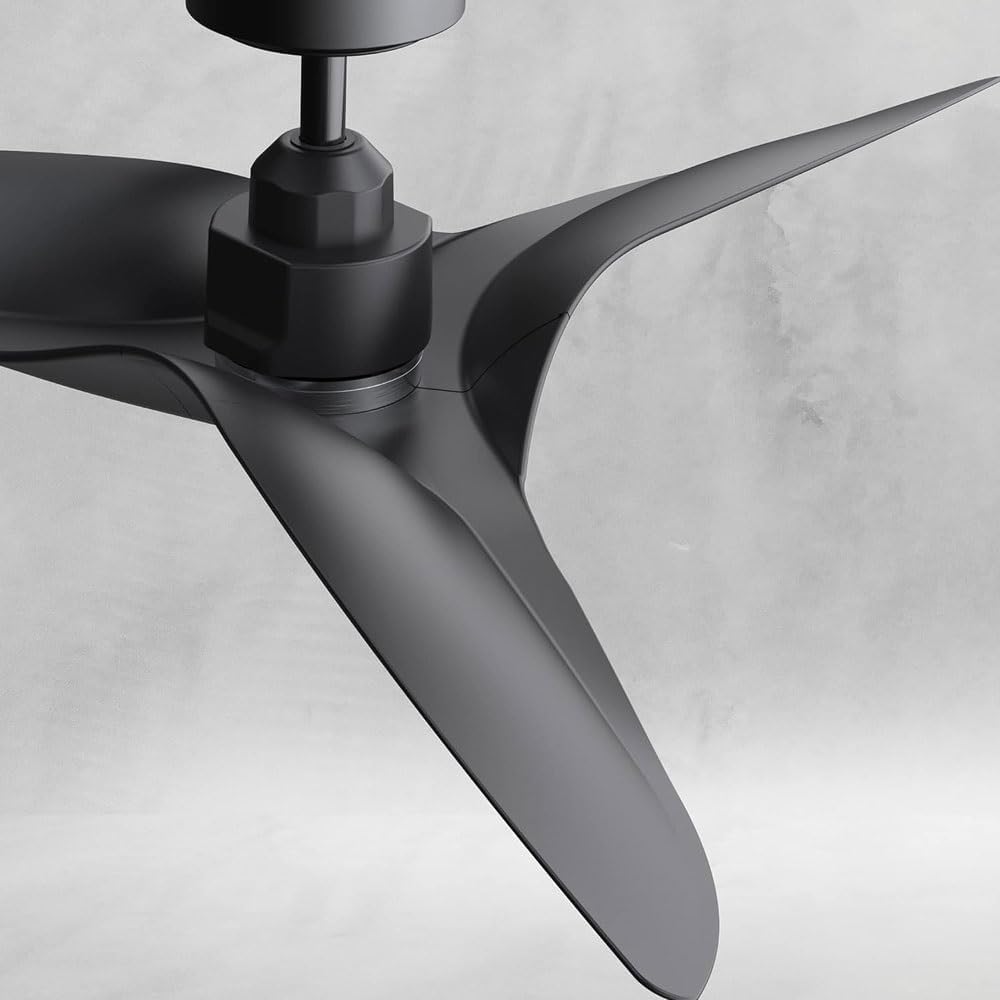 LYZAP Small Ceiling Fans with Lights Flush Mount, 42 Inch Low Profile Ceiling Fan with LED Light and Remote Control，Color Adjustable, Reverse Airflow