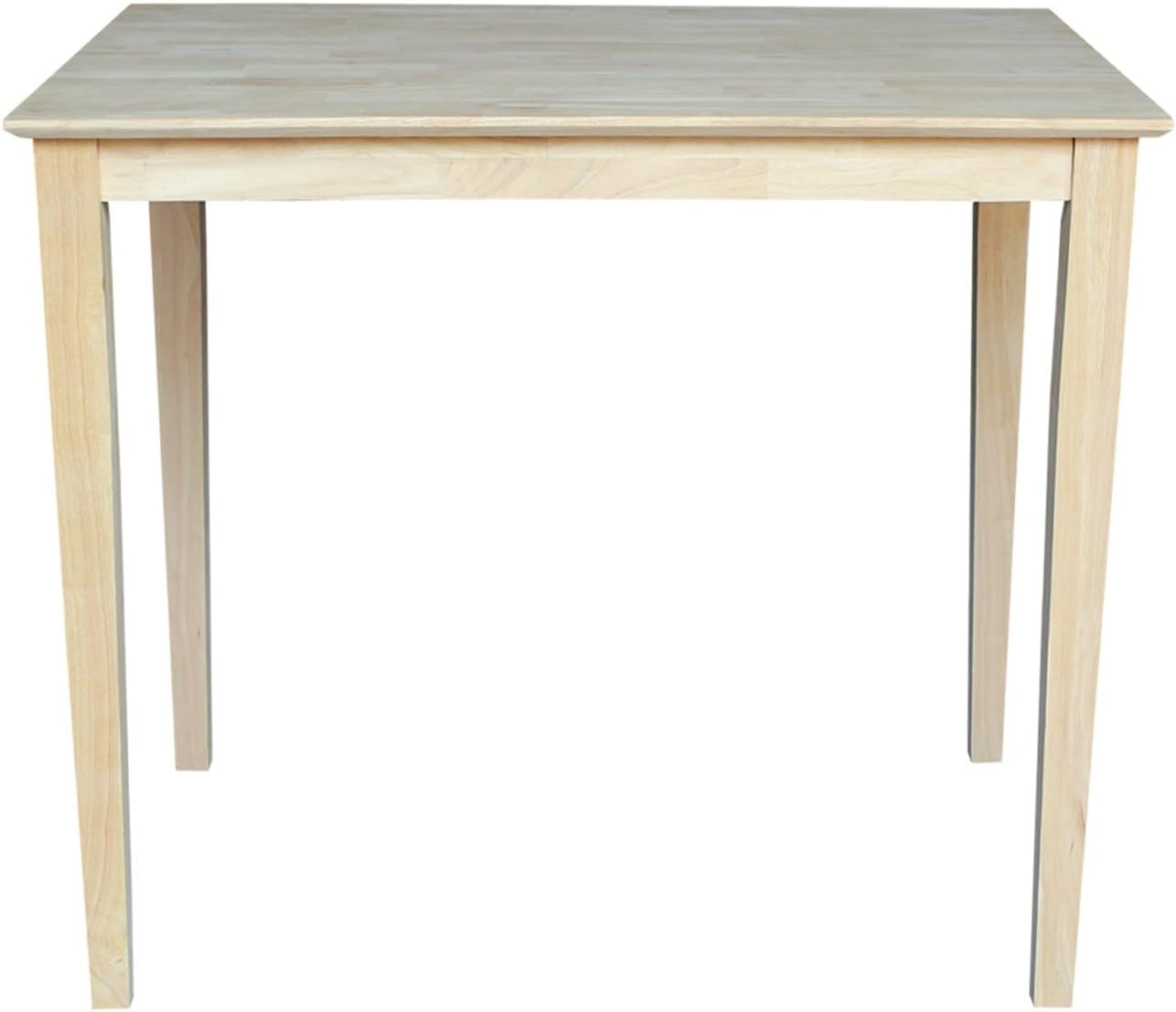 IC INTERNATIONAL CONCEPTS Solid Wood Top Table