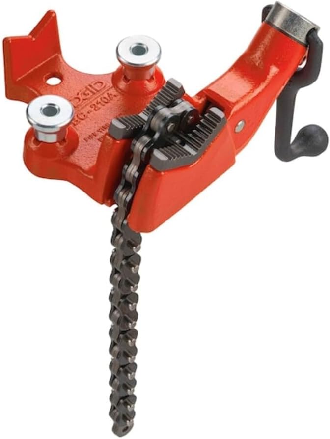 Ridgid 40210 Vise, Bc610 Bench Chain, 11x11x7, Red