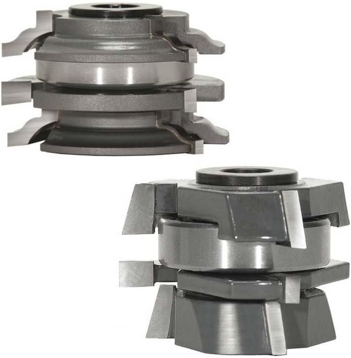 1007 MLCS Ogee Stacked Rail and Stile Shaper Cutter Set, 3/4' Bore