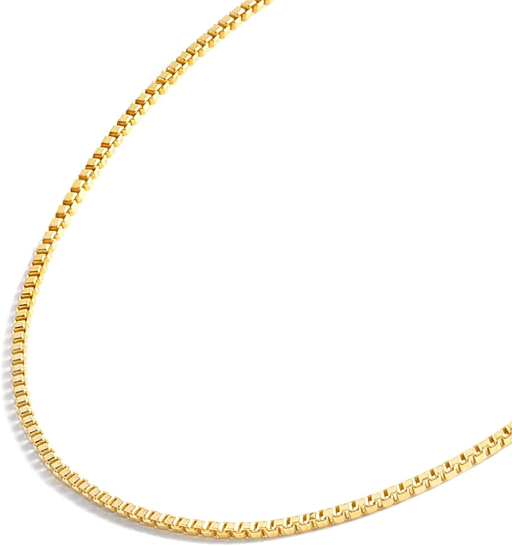 Jewelry Atelier Gold Chain Necklace Collection for Women and Men - Box, Clip & Cable