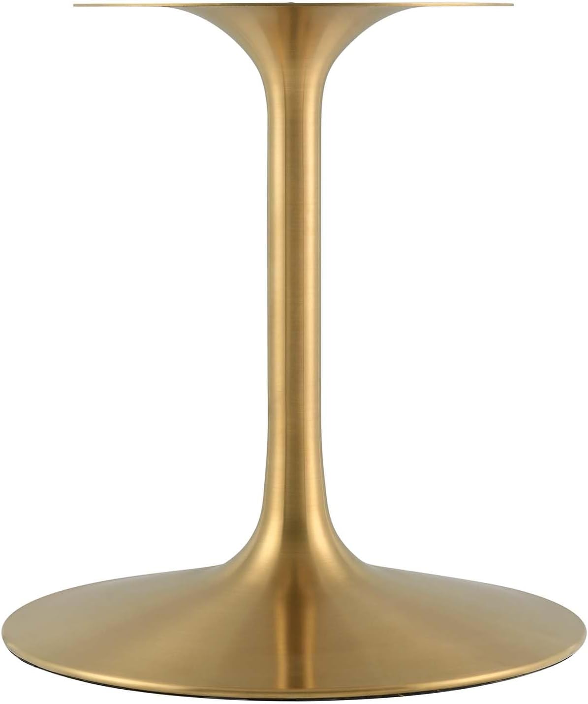 Modway Lippa Dining Table, 78', Gold Natural