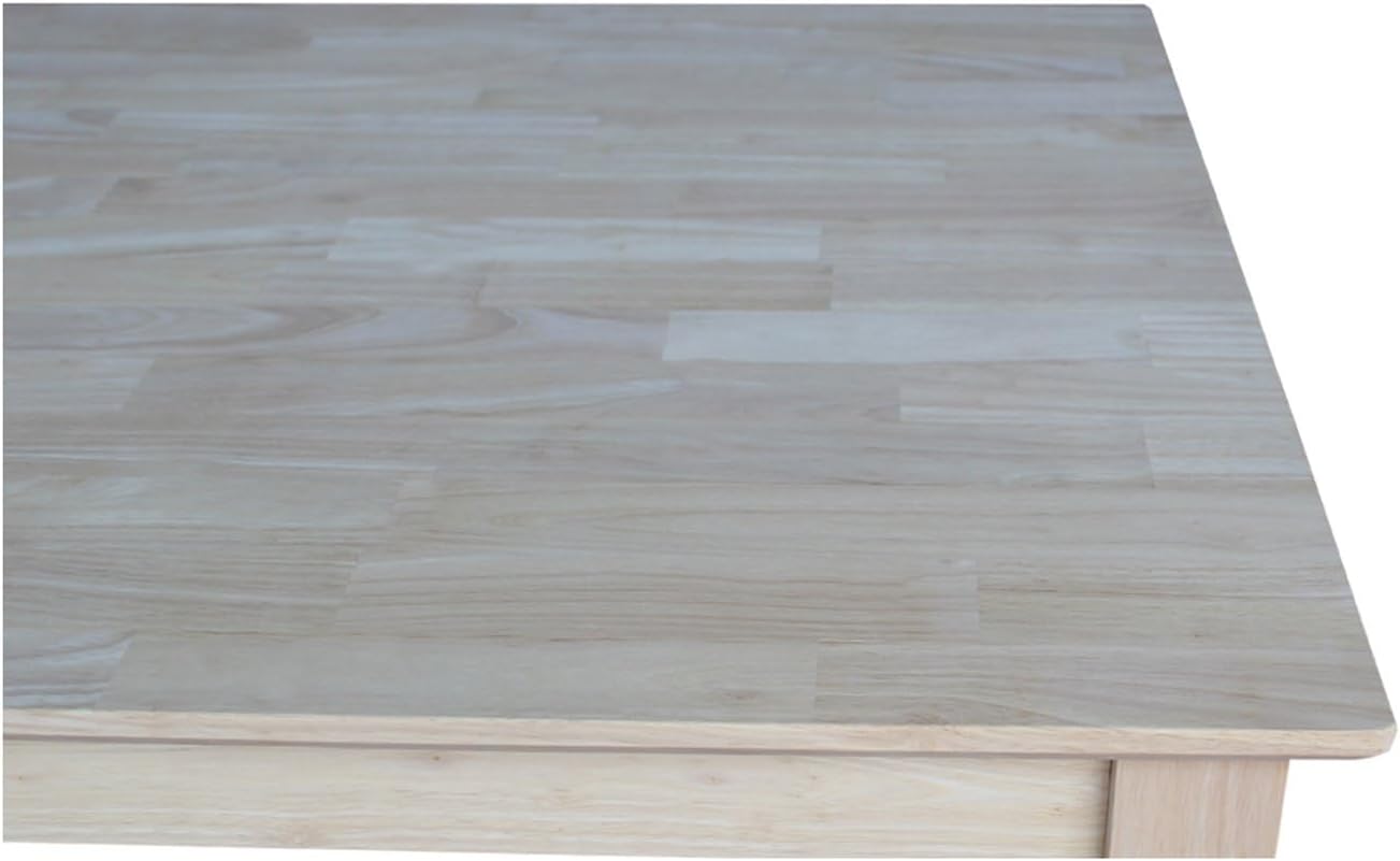 IC INTERNATIONAL CONCEPTS Solid Wood Top Table