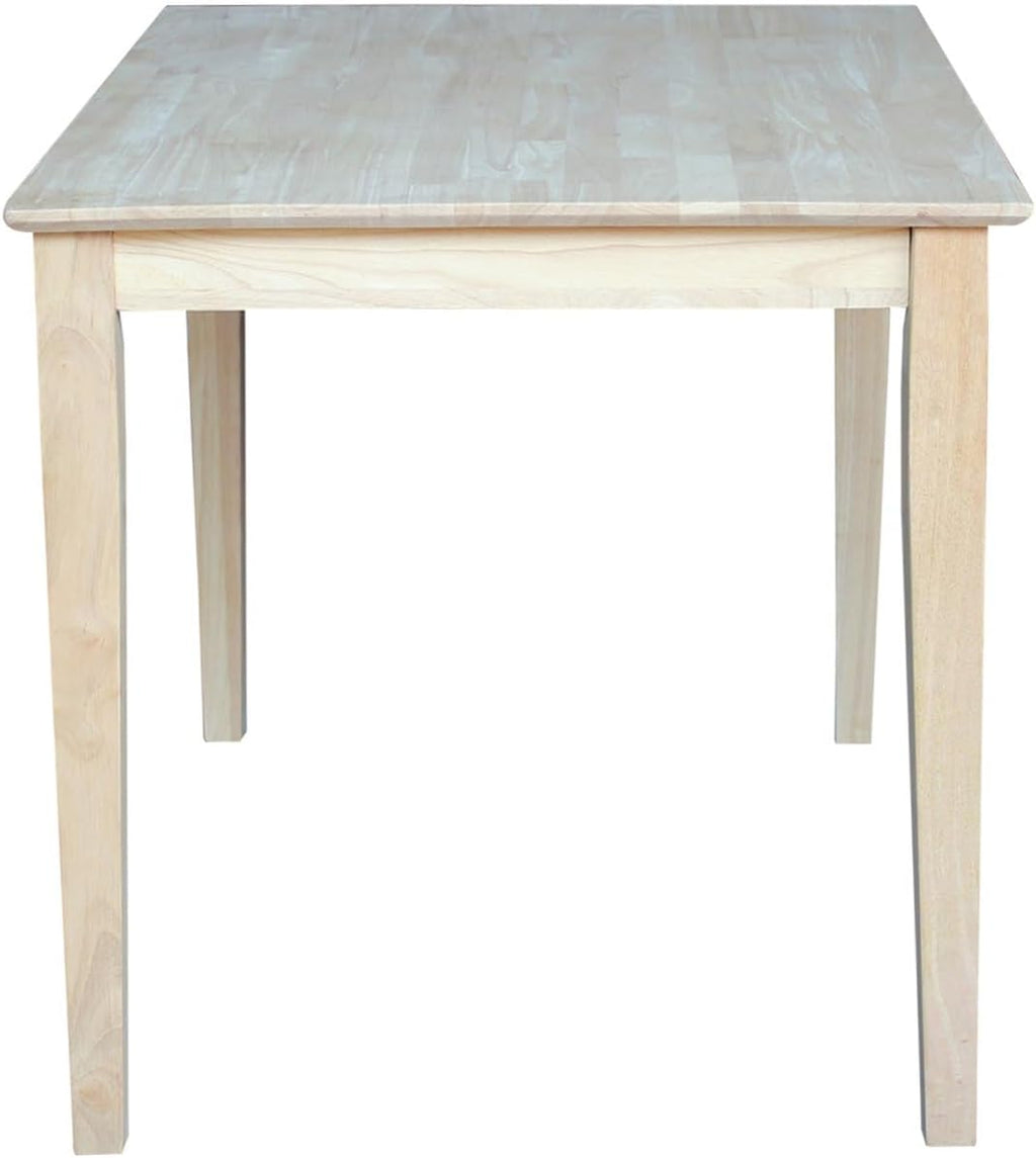 IC INTERNATIONAL CONCEPTS Solid Wood Top Table