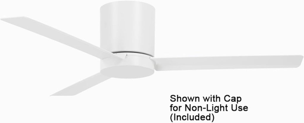 MINKA-AIRE Roto Flush 52' Hugger LED Ceiling Fan F644L-WHF - Flat White
