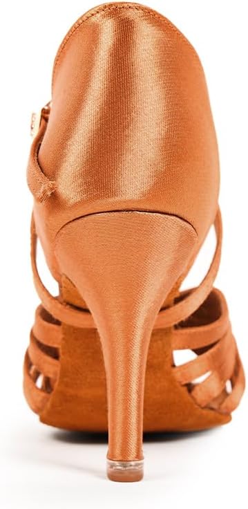 Women's Latin Dance Shoes Ballroom Dancing Sandals with High Heel Salsa Jazz Professional Performance Dance Footwear #2398
