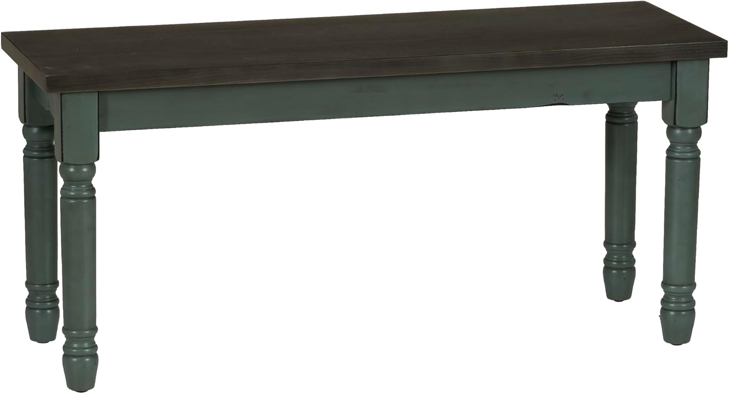Powell Furniture Willow Dining Bench, Multicolor, 40'W x 14.02'D x 18.31'H