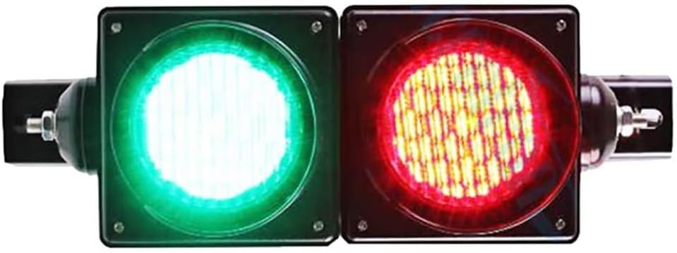 Road Safety Signs Wall Lamp,Red Green Wall Lamp,Traffic Signal Light Wall Lamp with Remote Control,LED Wall Spotlights Indoor Lights for Bar, Restaurant, Cafe
