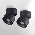 Chandelier Led Ceiling Spotlights Indoor Adjustable Accent Lamp Surface Mounted Spot Lights Aluminum Downlights Wall Swivel Lamps(Black-4000k)