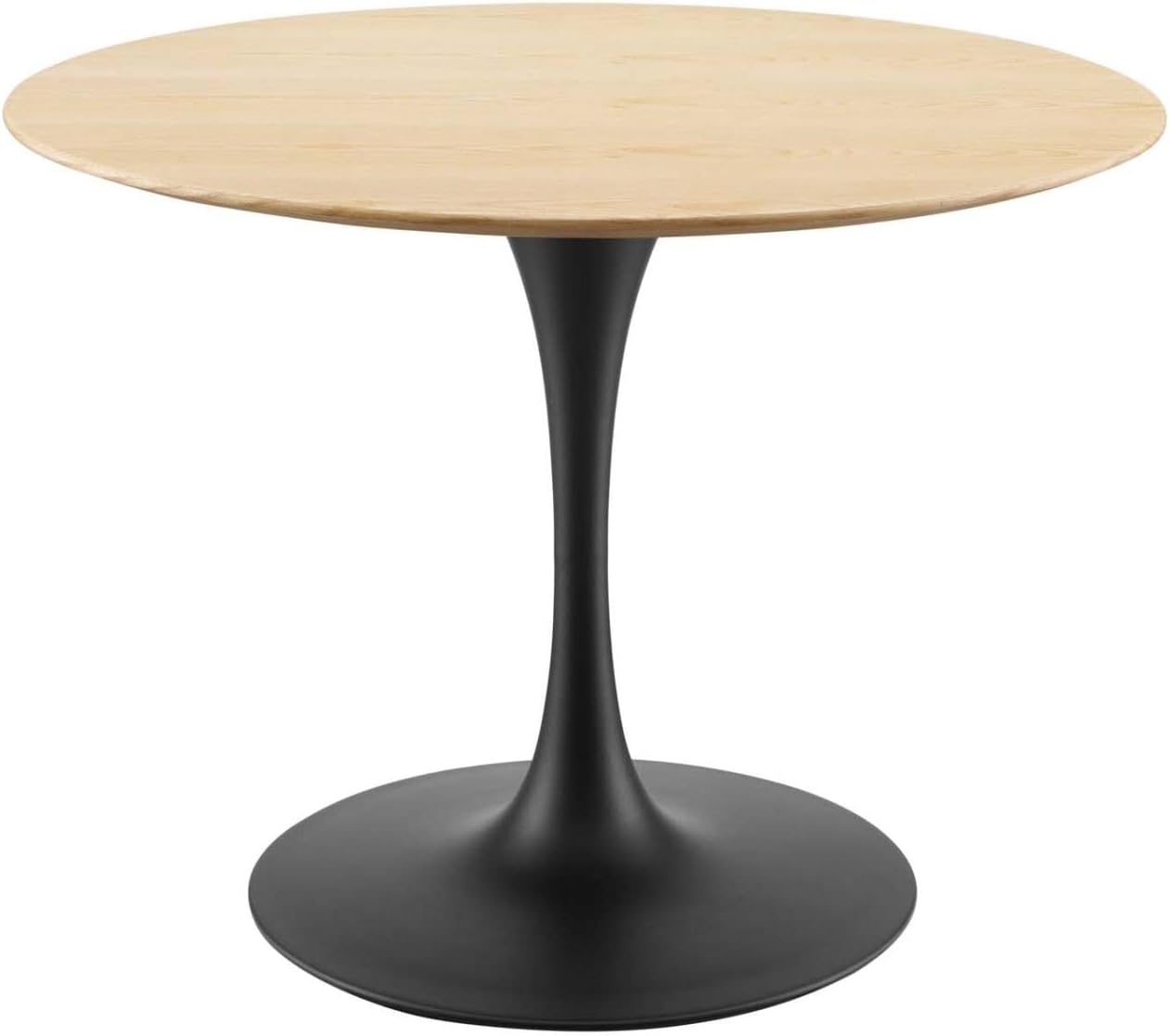 Modway Lippa Dining Table, 40', Black Natural