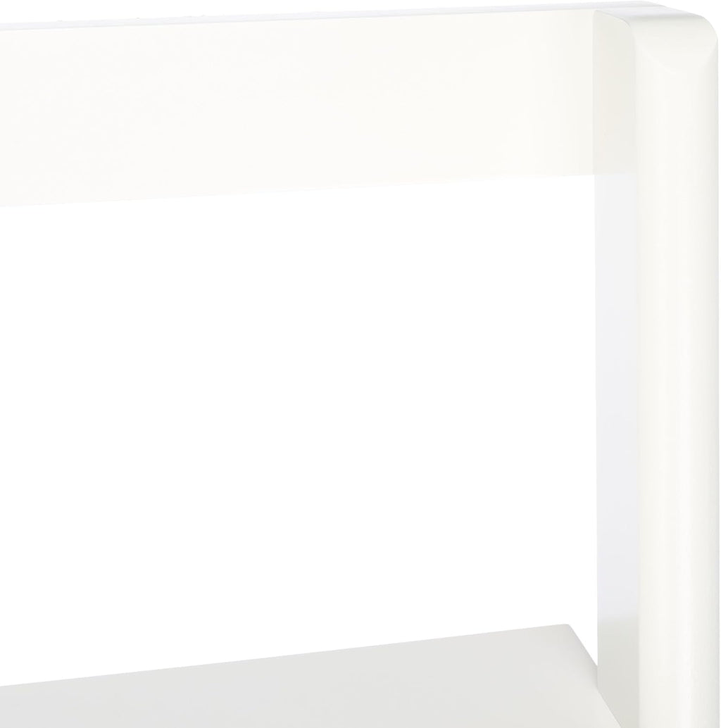 Safavieh Home Collection Pamella White 2-Shelf Leaning Desk
