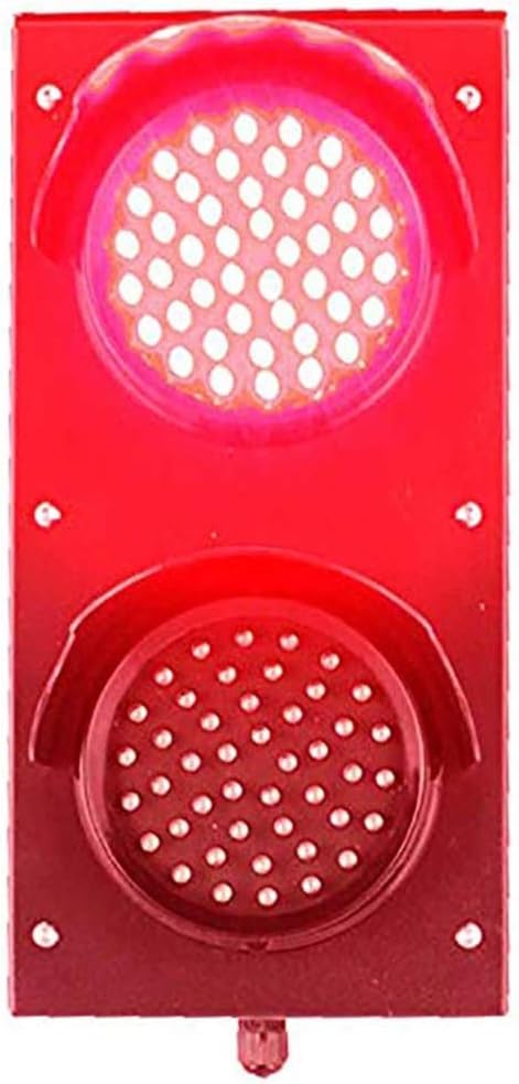 Road Safety Signs Wall Lamp,Red Green Wall Lamp,Traffic Signal Light Wall Lamp with Remote Control,LED Wall Spotlights Indoor Lights for Bar, Restaurant, Cafe