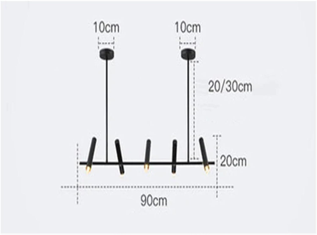 Modern Dining Room Pendant Lamp Lights LED Chaner Indoor Lighting Ceiling Lamp Hanging Light Spotlight Lamps for Living Room for The Bedroom (Remote Dimming 5 Head)