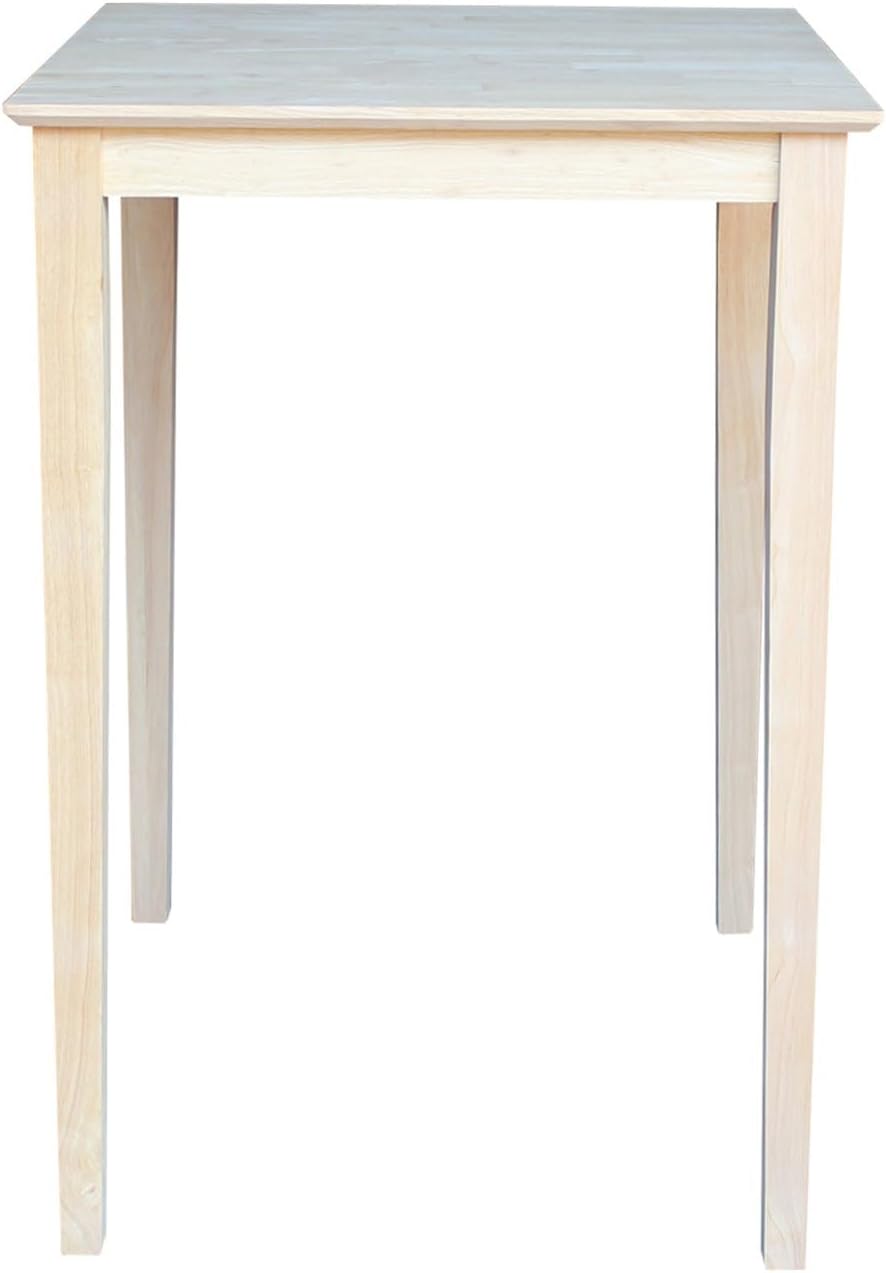 IC INTERNATIONAL CONCEPTS Solid Wood Top Table