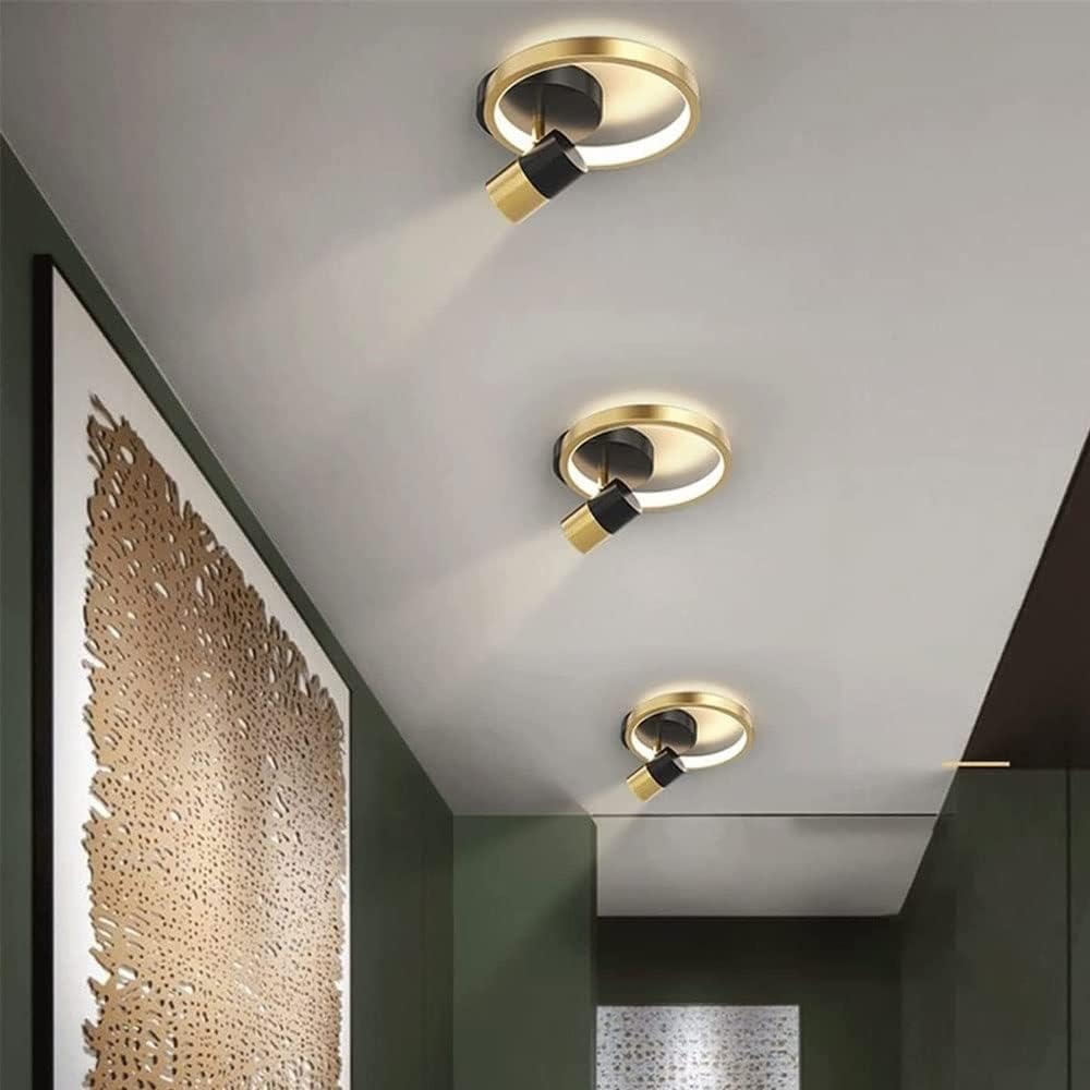 Wall Lighting, Wall Lamp, d Rotatable Ceiling Spotlight, Indoor LED Wall Sconce, Headboard Lights, Adjustable Wall Light for Bedside Reading Light (Color : White Light) Vision (Warm Light)
