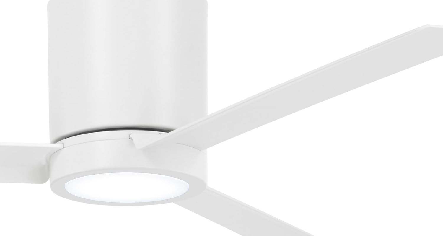 MINKA-AIRE Roto Flush 52' Hugger LED Ceiling Fan F644L-WHF - Flat White