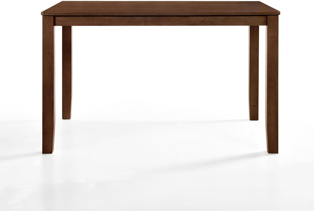 New Classic Furniture Pascal 59 in. Rectangle Wood Counter Table, Walnut