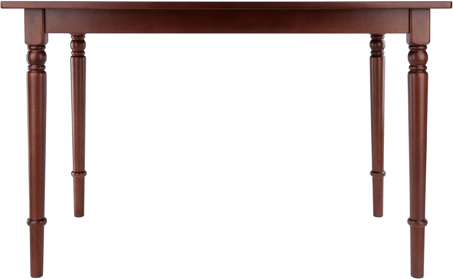 Winsome Ravenna Dining Table for 6 People, 47' Rectangular Kitchen Table, Walnut