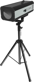 200W Professional Stage Spotlight with Adjustable Height Tripod Stand, 6 Colors 3 Color Temperatures 3200K-6000K, Adjustable Focus Follow Spot Light for Weddings, DJ, Theater & Event