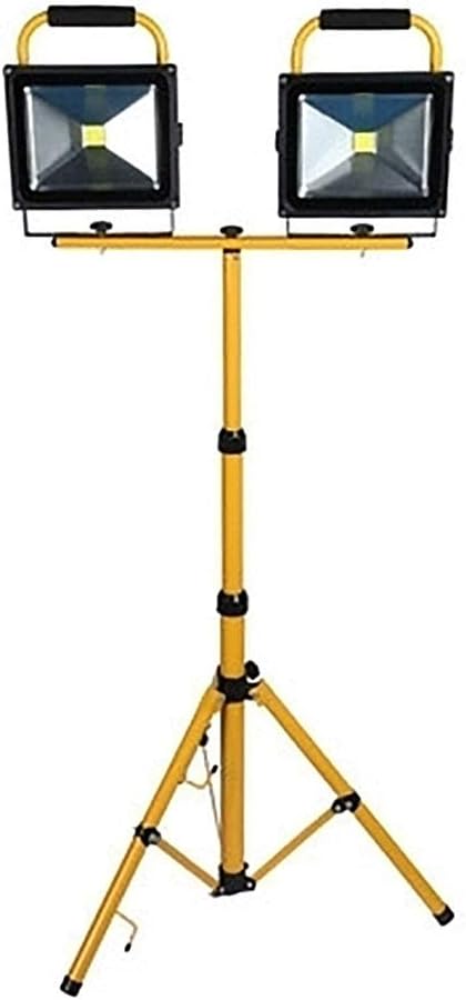 ATO 20W Portable Rechargeable LED Work Light, Magnetic Base, LED Flood Lights for Indoor Outdoor Lighting, Car Repairing, Camping, Hiking, Backpacking, Fishing (2 Light &1.6m Tripod [+$89.86])