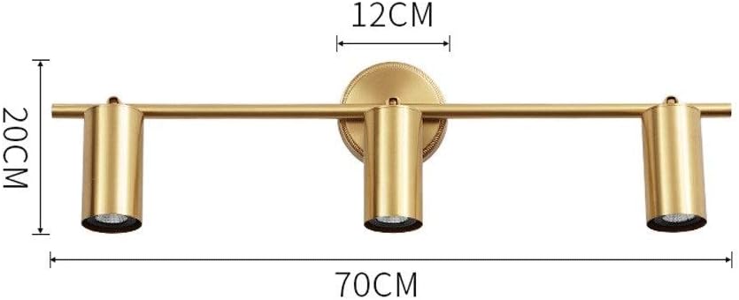 Wall Mounted Light LED 7W Adjustable Modern Wall Lamp Sconce Nordic Rotatable 360° H65 Copper Wall Spotlight Indoor Lights Lighting Fixture for Bedroom Bathroom Toilet Dressing Table Reading Lig