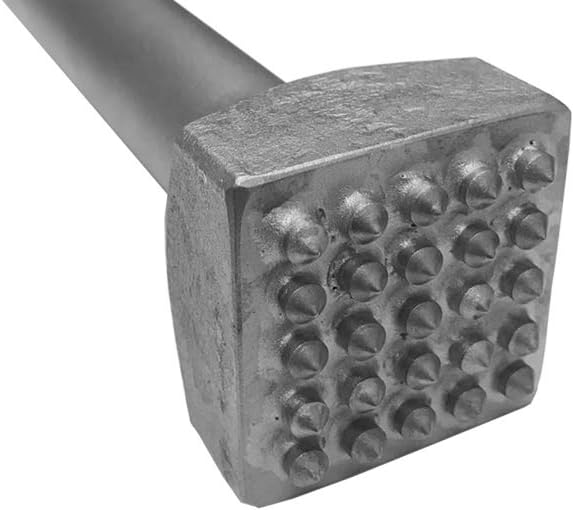 Champion Chisel, Carbide Tipped Bushing Tool with 25 teeth, .680 Round Shank Oval Collar, Designed for .680 Round Chipping Hammer with Oval Retainer
