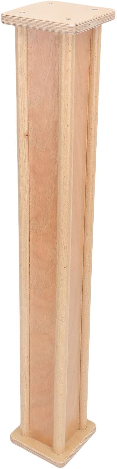 Birch Wood Rain Stick with Shoulder Strap and Portable Storage Bag Simulated Rain Instrument for Meditation Yoga Live Performance