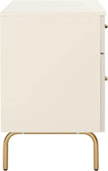 Safavieh Home Collection Genevieve Cream/White Washed 2-Drawer Nightstand