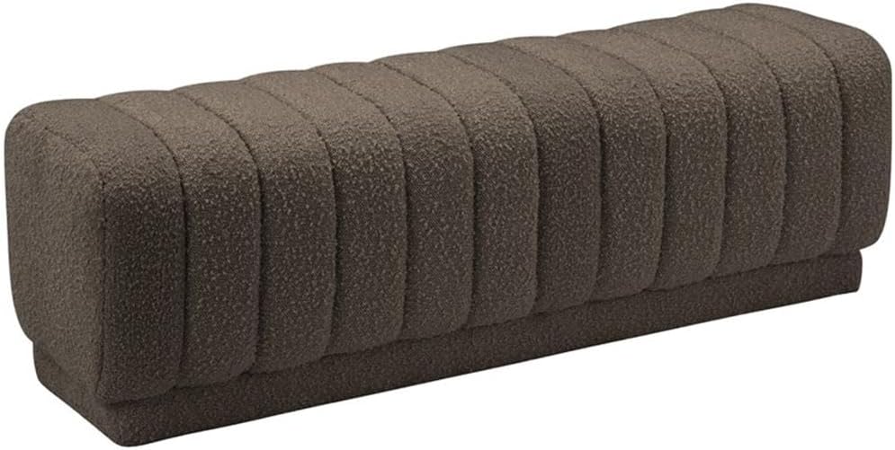 Meridian Furniture Heathrow Brown Ottoman/Bench