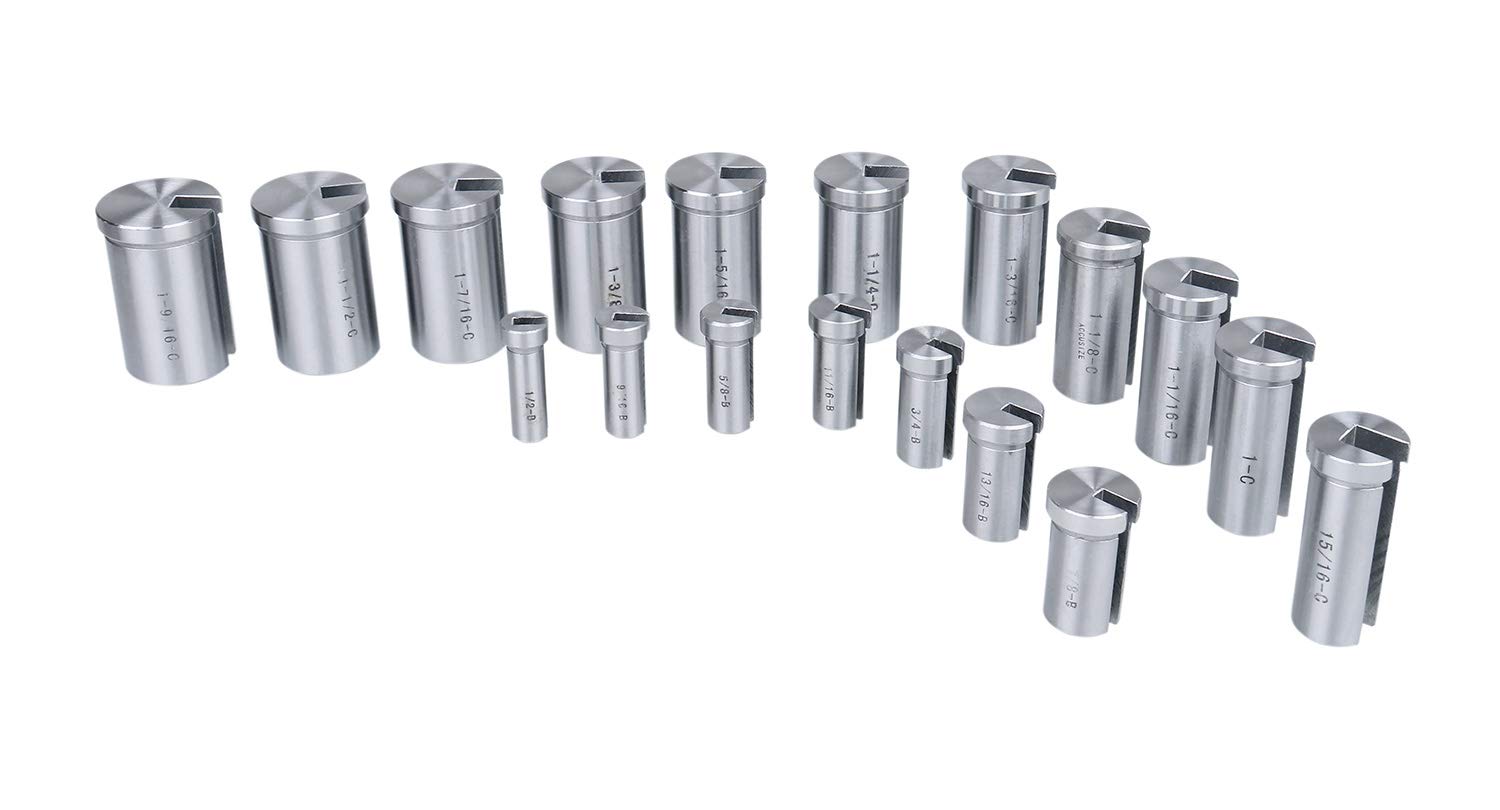 Accusize Industrial Tools No 10-10A Conbination H.S.S. Keyway Broach Sets in Fitted Box, 5100-0012