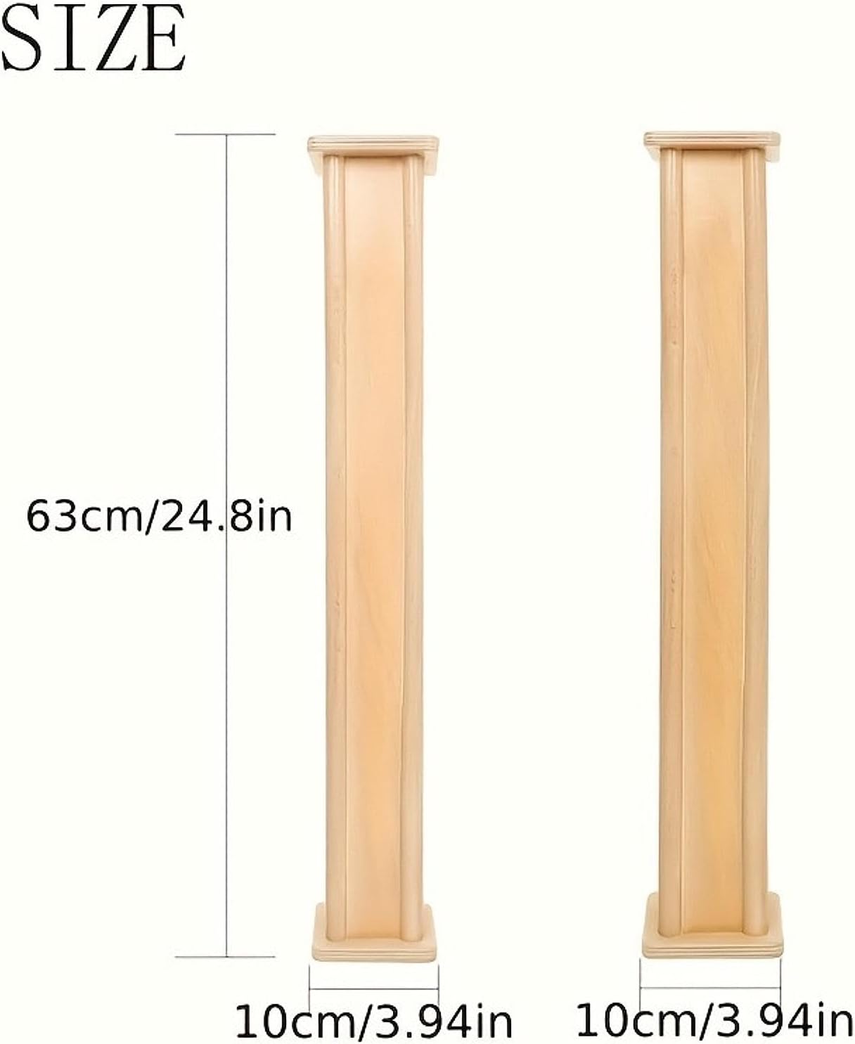 Colaxi Wood Rain Sound Pole Rain Sound Tube Yoga Rainstick Collection Easy to Carry Portable Meditation Instrument Wooden Rainmaker, No Bag