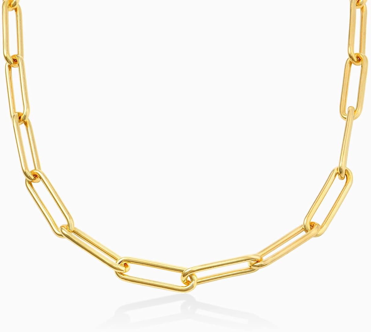 OAK & LUNA - Choose Your Style Women's Chain - Sterling Silver, 18K Gold Plated, Gold Vermeil, 14K Solid Gold - Bobble, Paperclip, Herringbone, Gourmette, Rope, Texture, Pearl, Cable, Mirror, Box, Twist - Custom Length