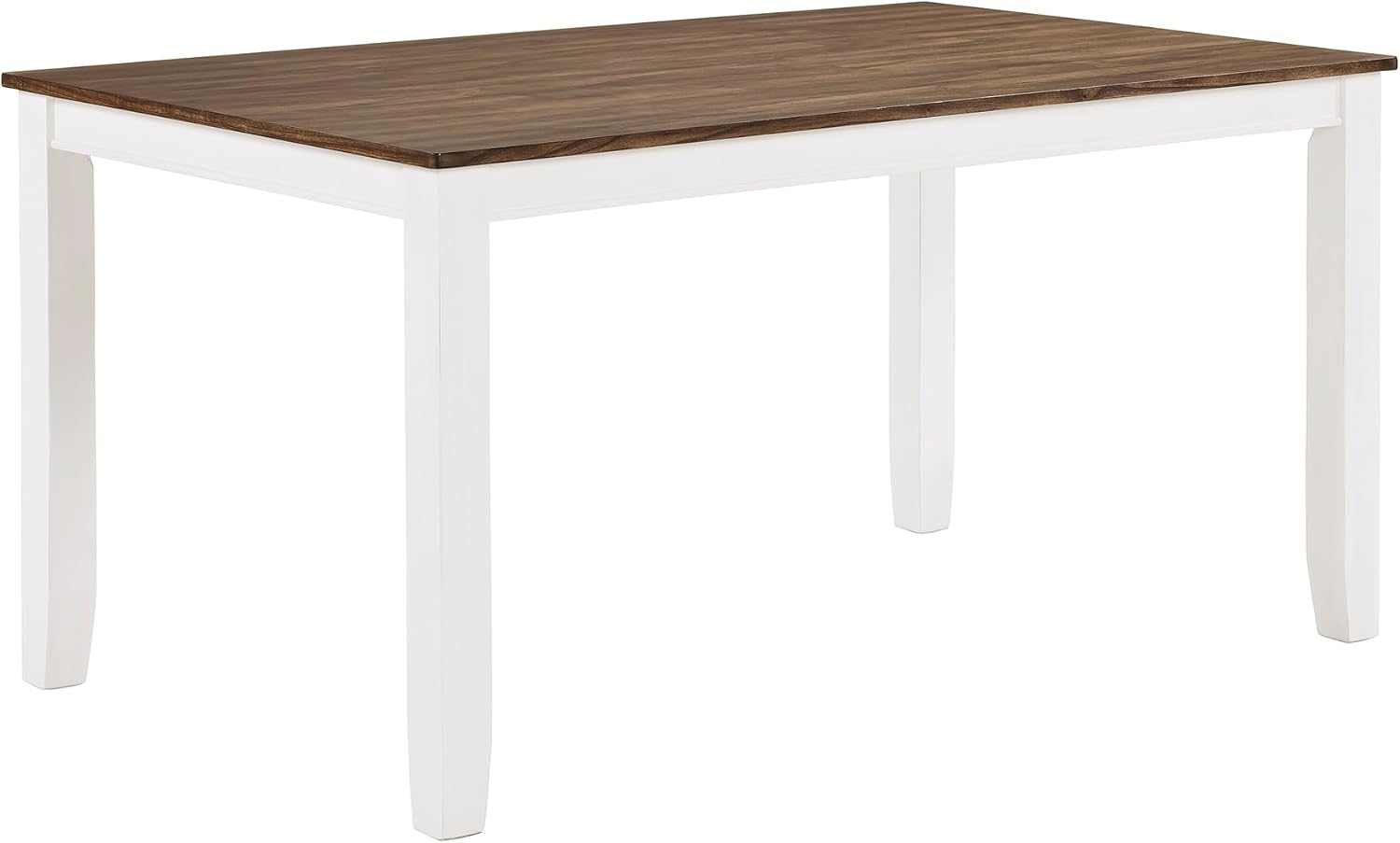 Lexicon Dining Table Set for 6 with Chairs, Wood 7 Piece Farmhouse Dining Room Table and Chairs Set of 6, Cross Back, Easy Assembly Seater for Indoor Home, Dinner, Kitchen, Cherry/White
