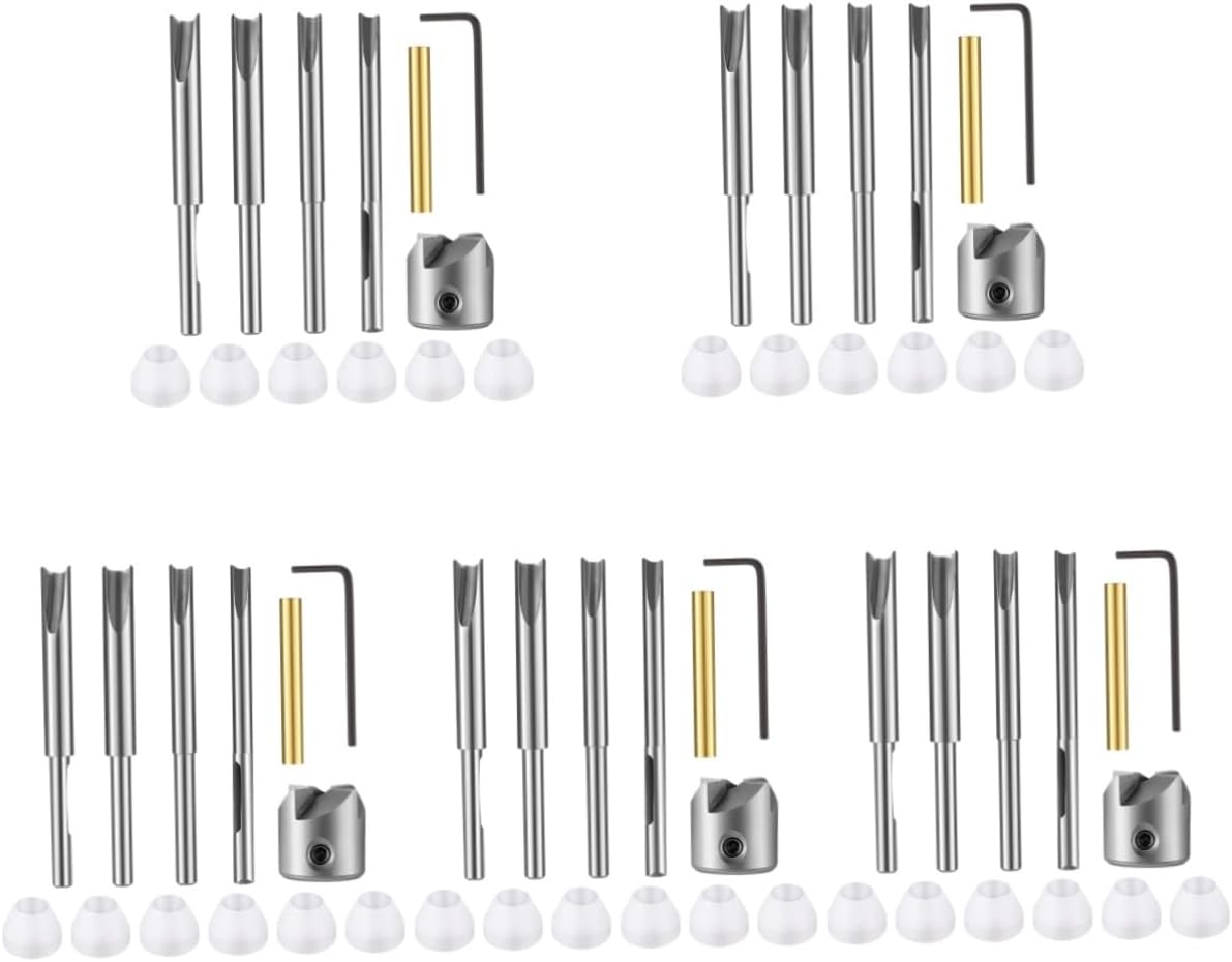 OSALADI 5sets Pen Trimmer Kit Woodworking Pen Cutting High Mill Trimming Tools for Accurate Machining and Versatile Use Lathes