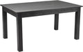 Flash Furniture HERCULES 60' x 38' Rectangular Black Wash Solid Pine Farm Dining Table