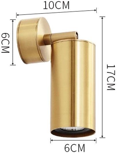 Wall Mounted Light LED 7W Adjustable Modern Wall Lamp Sconce Nordic Rotatable 360° H65 Copper Wall Spotlight Indoor Lights Lighting Fixture for Bedroom Bathroom Toilet Dressing Table Reading Lig