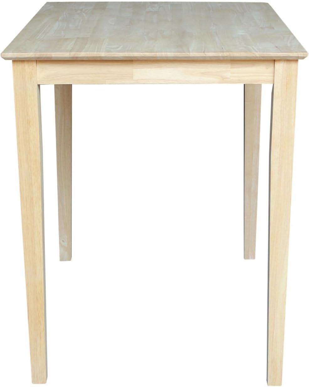 IC INTERNATIONAL CONCEPTS Solid Wood Top Table