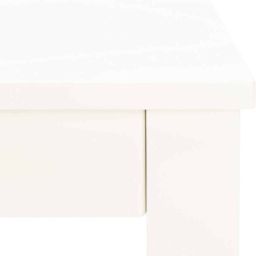 Safavieh Home Collection Silio White Rectangle Dining Table